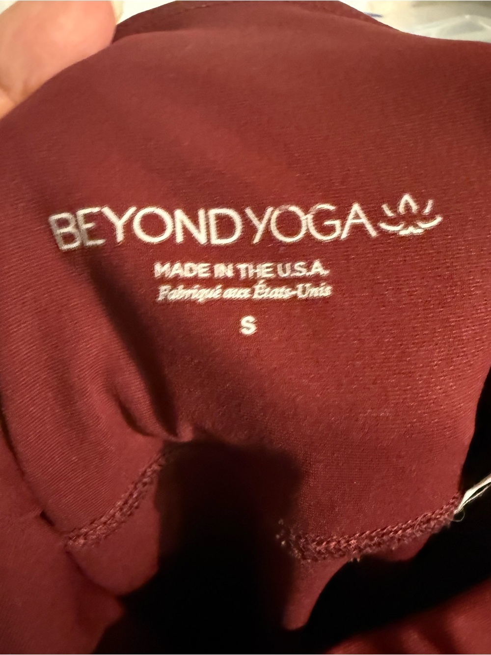 Beyond Yoga Alloy High Waist Ombre Legging Red W Gold Speckle Leggings Size S - Picture 7 of 7